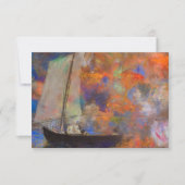 Bloemenwolken van Odilon Redon Bedankkaart (Voorkant)