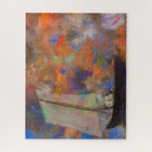 Bloemenwolken van Odilon Redon Legpuzzel (Verticaal)