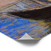 Bloemenwolken van Odilon Redon Poster (Hoek)