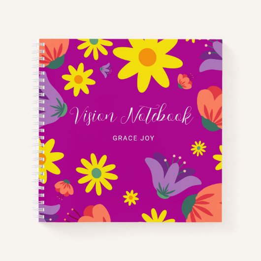 Bloemenzicht Notitieboek (Voorkant)