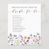 Bloemenzomer Hoe goed ken je de bruid om te zijn (Voorkant)