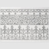 bloemephemera ontkoppelingspatroon tissuepapier (Voorkant)