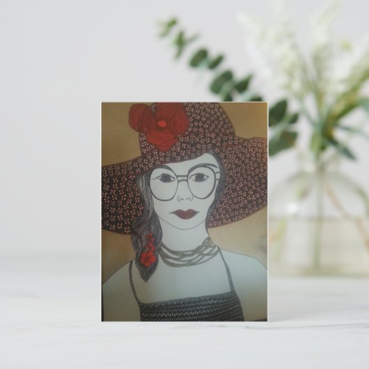 Bloemetjes Briefkaart (Staand voorkant)