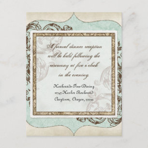 bloemetjes met een wrik informatiekaartje