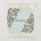 bloemetjes met een wrik informatiekaartje (Achterkant)