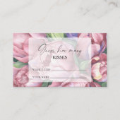  bloemetjes, raad eens hoeveel kussen bruids spel informatiekaartje (Voorkant)