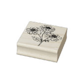 bloemetjes Rubber Stamp Rubberstempel (Stempel)