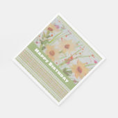  bloemetjes servet (Hoek)