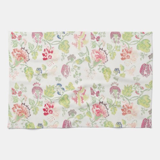 bloemetjes voor fluitjes voor fluitjes met kruisj theedoek (Horizontaal)