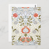  bloemetjesbehang van William Morris (1879) Briefkaart (Voorkant / Achterkant)