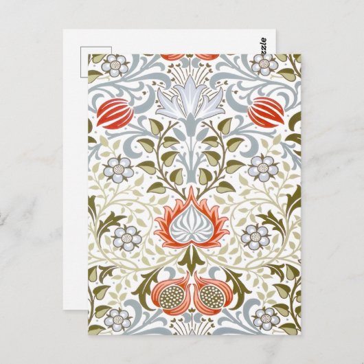  bloemetjesbehang van William Morris (1879) Briefkaart (Voorkant / Achterkant)