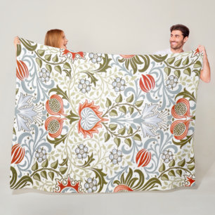 bloemetjesbehang van William Morris (1879) Fleece Deken
