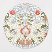 bloemetjesbehang van William Morris (1879) Labels (Design 2)