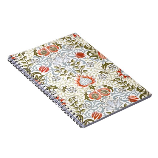  bloemetjesbehang van William Morris (1879) Notitieboek (Rechterzijde)