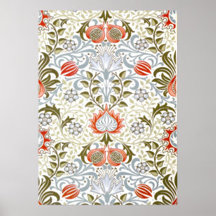  bloemetjesbehang van William Morris (1879) Poster