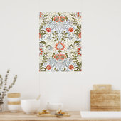  bloemetjesbehang van William Morris (1879) Poster (Keuken)