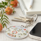  bloemetjesbehang van William Morris (1879) Sleutelhanger (Voorkant Rechts)