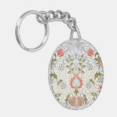  bloemetjesbehang van William Morris (1879) Sleutelhanger (Voorkant Links)