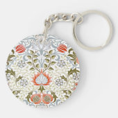  bloemetjesbehang van William Morris (1879) Sleutelhanger (Achterkant)