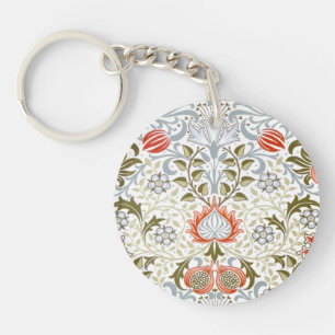 bloemetjesbehang van William Morris (1879) Sleutelhanger