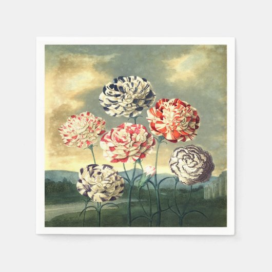  bloemetjespapier servetten (Voorkant)