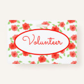 bloemetjesprint badge (Voorkant)