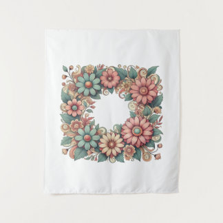 bloemetjeswandtapijt wandkleed