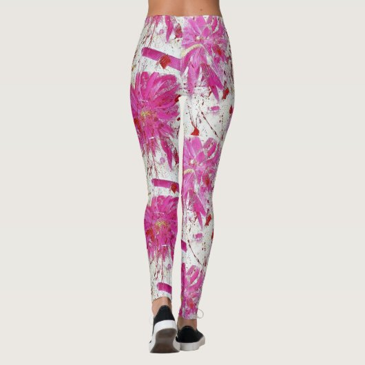 Bloemexplosie Leggings (Achterkant)