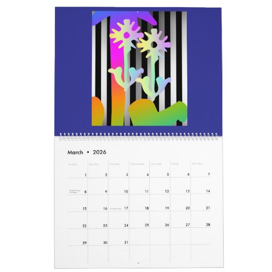 Bloemfantasie Kalender (Mar 2026)
