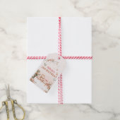 Bloemfeest met katten cadeaulabel (Met Touw)