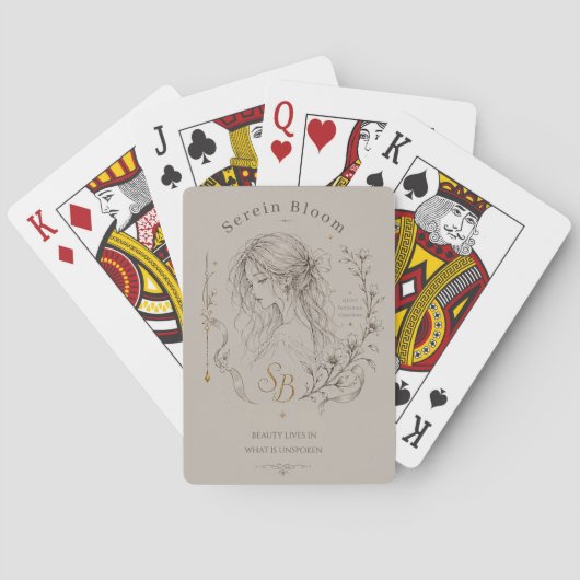 Bloemfiguren Pokerkaarten (Achterkant)