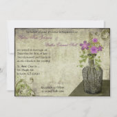  Bloemfles Huwelijksuitnodiging Kaart (Voorkant)