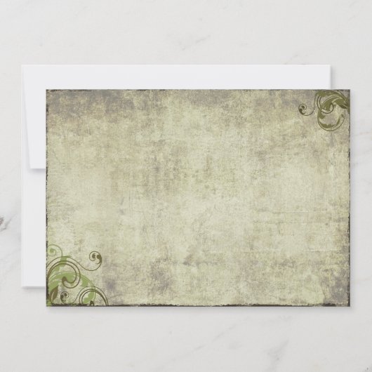  Bloemfles Huwelijksuitnodiging Kaart (Achterkant)