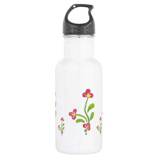 Bloemflesje Waterfles (Voorkant)