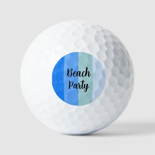 Bloemflesjes, blauwe strepen golfballen (Voorkant)