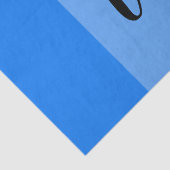 Bloemflesjes, blauwe strepen tissuepapier (Detail)