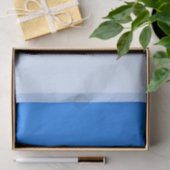 Bloemflesjes, blauwe strepen tissuepapier (Geschenk)