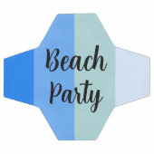 Bloemflesjes, blauwe strepen voetbal (Enkel)