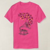 Bloemfonograaf T-shirt (Design voorkant)