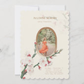  bloemfoto begrafenisprogramma kaart (Voorkant)