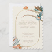  bloemfoto begrafenisprogramma kaart (Achterkant)