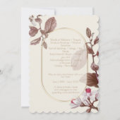  bloemfoto begrafenisprogramma kaart (Achterkant)