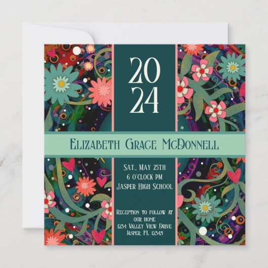  bloemfoto Uniek Afstuderen  Kaart (Voorkant)