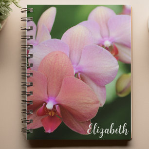 Bloemfotografie Elegante Roze Orchideeën Custom Notitieboek
