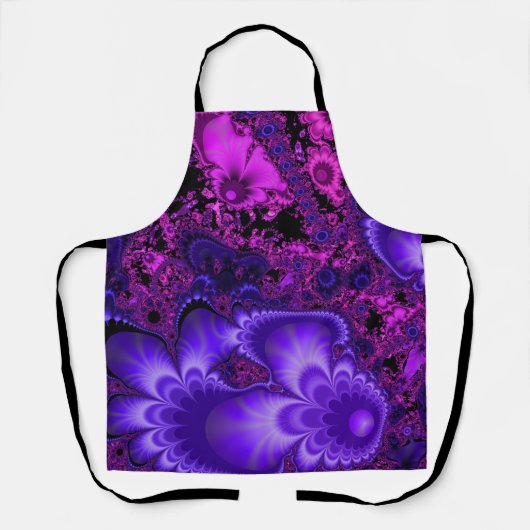 Bloemfractal Apron Schort (Voorkant)
