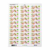 Bloemfractal Etiket (Full Sheet)
