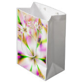 Bloemfractal Medium Cadeauzakje (Voorkant Gekanteld)