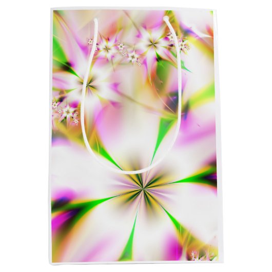 Bloemfractal Medium Cadeauzakje (Voorkant)