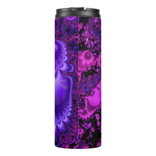 Bloemfractal thermische trommel thermosbeker (Achterkant)