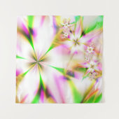 Bloemfractal Wandkleed (Voorkant (horizontaal))